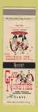 Matchbook Cover - Gay Nineties Harms Hotel Rock Island IL WEAR