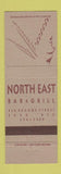 Matchbook Cover - North East Bar Grill New York City Soho