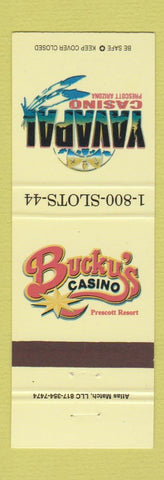 Matchbook Cover - Yavapai Casino Prescott AZ #2 TAN
