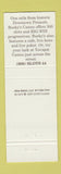 Matchbook Cover - Yavapai Casino Prescott AZ #2 TAN