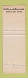 Matchbook Cover - RCA Buff's Electronics Harbor City CA