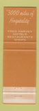 Matchbook Cover - Fred Harvey Furnace Creek Inn Death Valley CA WEAR