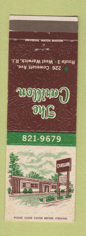 Matchbook Cover - The Carillon West Warwick RI
