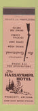 Matchbook Cover - Hassayampa Hotel Prescott AZ