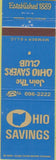 Matchbook Cover - Ohio Savers Club Bank