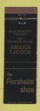Matchbook Cover - Florsheim Shoes Hooley's Glendora CA