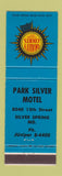 Matchbook Cover - Park Silver Motel Silver Spring MD Quality Courts WEAR