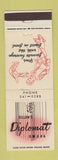 Matchbook Cover - Dillon's Diplomat Omaha NE