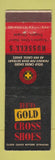 Matchbook Cover - Red Golf Cross Shoes Russell's Eugene OR