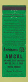 Matchbook Cover - AMCAL Convention 1959 Motel Fresno CA Perkins Americana