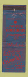 Matchbook Cover - Casino Cafe Carroll IA Mobil oil gas WORN