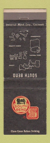 Matchbook Cover - South Bend Lathes Tool IN