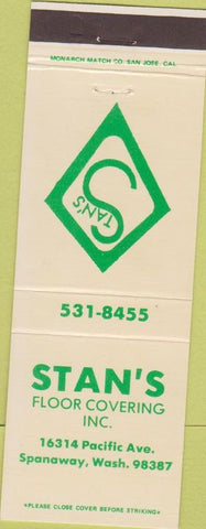 Matchbook Cover - Stan's Floor Covering Spanaway WA