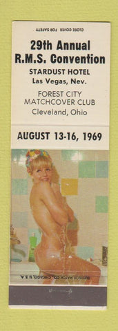 Matchbook Cover - RMS Convention 1969 Cleveland OH Las Vegas pinu