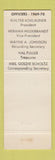 Matchbook Cover - RMS Convention 1969 Cleveland OH Las Vegas pinu