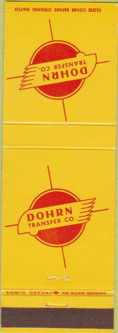 Matchbook Cover - Dohrn Trucking Transfer Rock Island IL