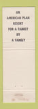 Matchbook Cover - Little Swiss Village Minocqua WI WEAR