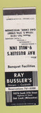 Matchbook Cover - Ray Bussler's 9 Mile Inn Oak Creek WI