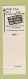Matchbook Cover - Crandall's Restaurant Madison WI