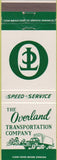Matchbook Cover - Overland Trucking Akron OH