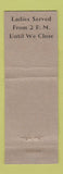 Matchbook Cover - Dyer's Chop House Restaurant Toeldo OH