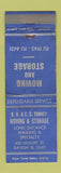 Matchbook Cover - Tawney Moving Storage Dayton OH WORN