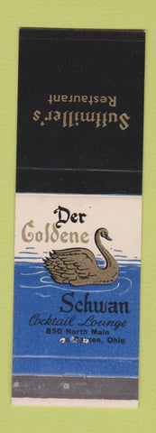 Matchbook Cover - Suttmiller's Restaurnt Der Goldene Schwan Dayton OH