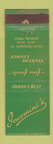 Matchbook Cover - Jacomini's Restaurant Akron OH WEAR