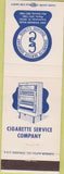 Matchbook Cover - Cigarette Vending Chicago IL