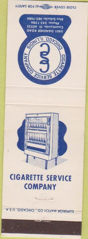 Matchbook Cover - Cigarette Vending Chicago IL