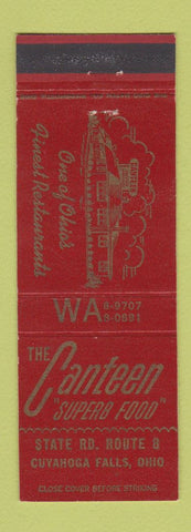 Matchbook Cover - Canteen Restaurant Cuyahoga Falls OH