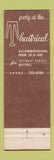 Matchbook Cover - Theatrical Restaurant Cleveland OH