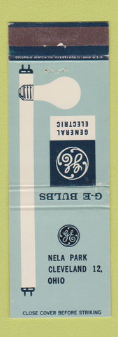 Matchbook Cover - General Electric GE Nela Park Cleveland OH WEAR