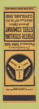 Matchbook Cover - Firt Sterling Steel Cleveland OH