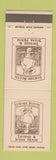 Matchbook Cover - Leather Bottle Taverne Steak House Cleveland OH