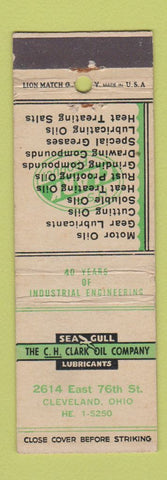 Matchbook Cover - Sea Gull CH Clark Oil Cleveland OH