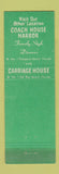 Matchbook Cover - Coach House Cleveland OH WEAR