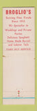 Matchbook Cover - Brogio's Restaurant Cleveland OH WEAR