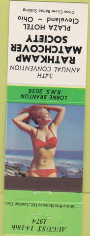 Matchbook Cover - 1974 RMS Cleveland OH Strike Rite pinup