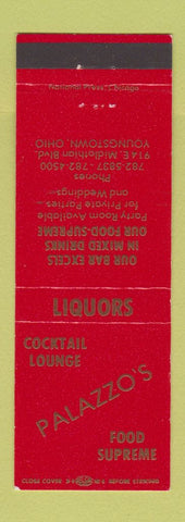 Matchbook Cover - Palazzo's Restaurant Youngstown OH