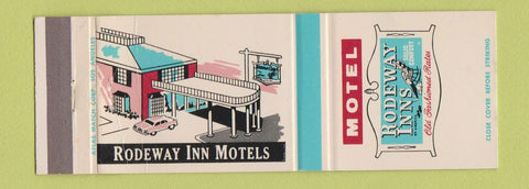 Matchbook Cover - Motel Rodeway Inns Phoenix AZ