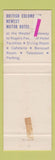 Matchbook Cover - Golden Arms Hotel BC
