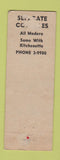 Matchbook Cover - Colonial Tourist Court Little Rock AR WEAR Full Length