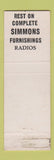 Matchbook Cover - Holiday Motel Brattleboro VT Full Length