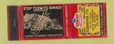 Matchbook Cover - Terminix Pest Control Los Angeles CA