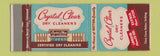 Matchbook Cover - Crystal Clear Dry Cleaners Lorain Elyria OH