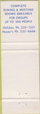 Matchbook Cover - Hesser's Oshkosh WI