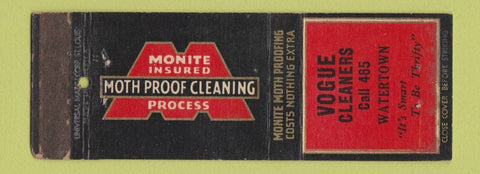 Matchbook Cover - Vogue Cleaners Watertown WEAR