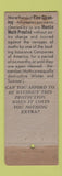 Matchbook Cover - Vogue Cleaners Watertown WEAR