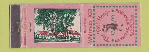 Matchbook Cover - The Toll House Whitman MA WEAR